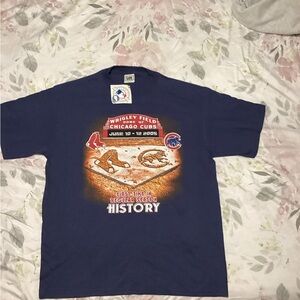 Chicago Cubs/Boston Red Sox Wrigley Field Graphic Tee